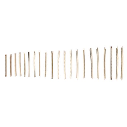 Guitarbåndsæt i kobbernikkel - reservedele til gribebræt - tilbehør GG07