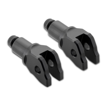 Montagesatz Fußrasten Rizoma Schwarz 18mm - KTM 790 Duke 2017-2019