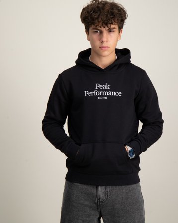 Peak Performance Jr Original Hood Czarny Bluzy z kapturem Chłopiec - Kids Brand Store