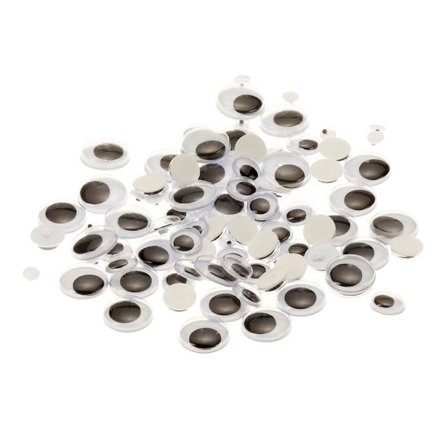 PLAYBOX Plastögon med öglor 150/fp - Lyreco - Skola och förskola - Hobbymaterial - Pyssel - Ögon