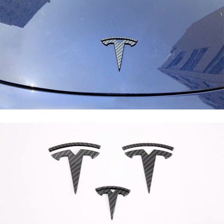 Egnet for Tesla model3 bilklistremerker TESLA rattklistremerker