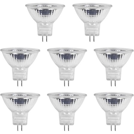 8-pakning MR11 GU4 Halogen Spotlights 12V 20W Dimbar 2700K[JUN]