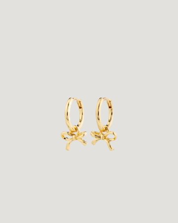 Pilgrim LYSANDRA hoop earrings Złoty Biżuteria Dziewczyna - Kids Brand Store
