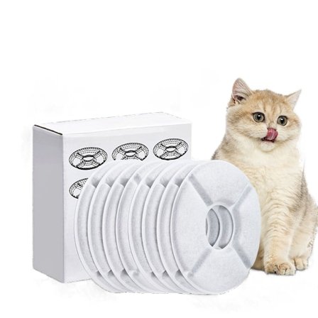 Filter för vattenfontäner för husdjur 6 stycken