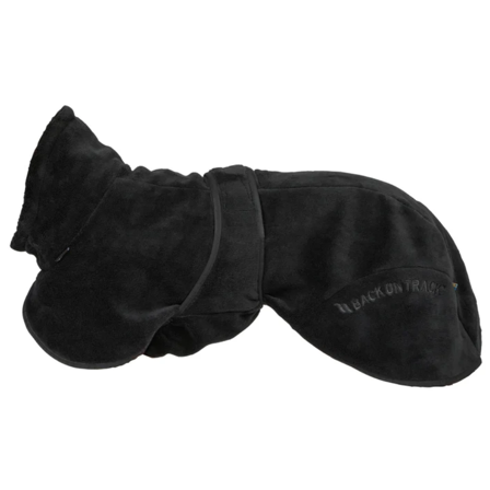Back on Track Bay Fleece Coat Low Set Tail 40-50 cm Black