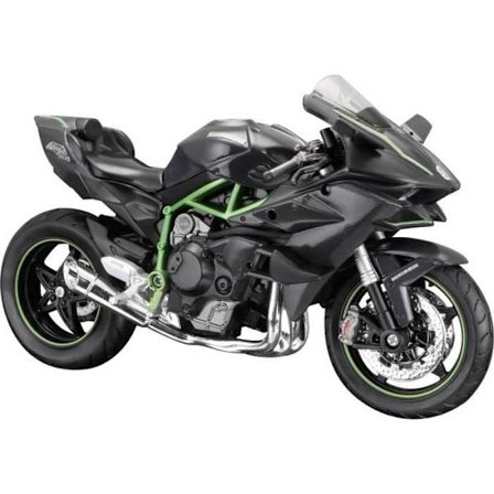 Motorsykkelmodell - MAISTO - Kawasaki Ninja H2R - Svart - Voksen - 1:12