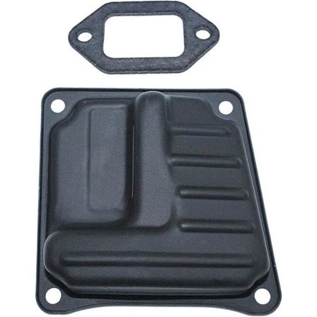 Framskydd för ljuddämpare för STIHL MS460 MS440 046 044 Dubbelport 11281400801, framskydd, packning.