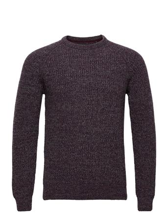 Barbour Horseford Crew Strikkegenser M. Rund Krage Grå Barbour