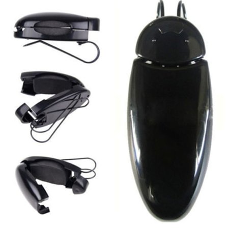 Klipsi aurinkosuojaan kiinnitettäväksi (musta)