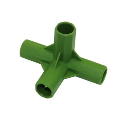 11mm Plast Trädgård Pelare Kopplingar Grönsaksträdgård Klätterväxter Fäste Markis Rör Stolpe Anslutningsfogar