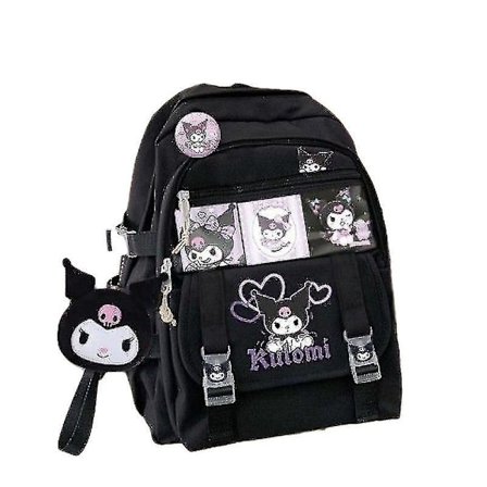 Sanrio Kuromi Rygsæk, Skuldertaske Pompompurin My Melody Skoletaske til Studerende, Stor Kapacitet
