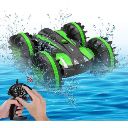 Lelut 6-10-vuotiaille pojille Amfibinen RC-auto lapsille 2,4 GHz R