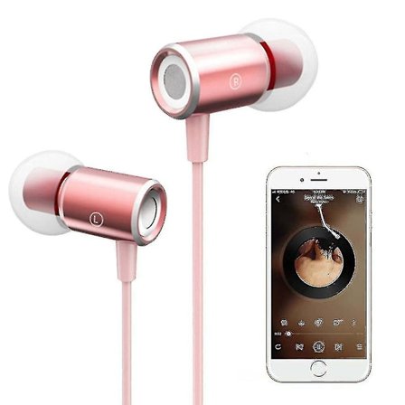 Rosa guld In-Ear Hörlurar Brusreducerande Hörlurar Stereo och Hi-fi Ljud Z65061
