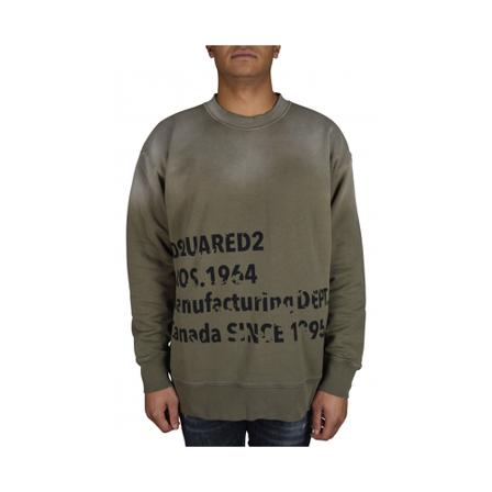 Dsquared2 Sweatshirt , Groen , Heren , Maat: S