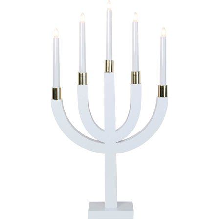 Star Trading - Adventstake Ljusstake Elias Hvit