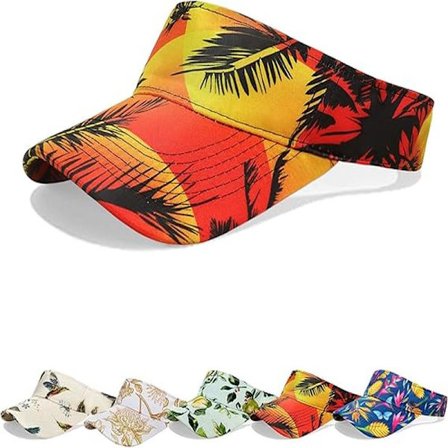 Dame Visir - Golf Tennis Visir Sol Visir Kasket Unisex Sport Hat