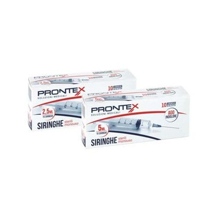 Prontex Siringa 5ml Ago Indolore 10 Pezzi