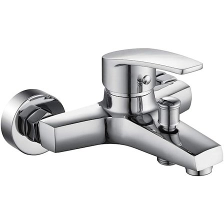 Hållbar mässingsblandare för badkar och dusch i koppar