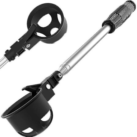 Golfboldopsamler, Teleskopisk Golfboldopsamler, Golftilbehør (1 stk., Sort)