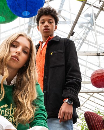 Lyle & Scott Fleece Shirt Zwart Jassen Jongens - Kids Brand Store