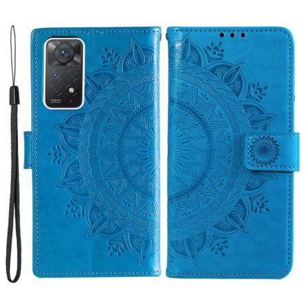 Xiaomi Redmi Note 11 Pro 5g Fodral Mandala Läder Blå