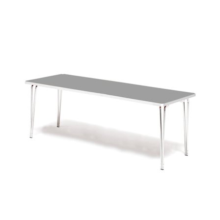 Economy folding table, 1830x685x698 mm, grey