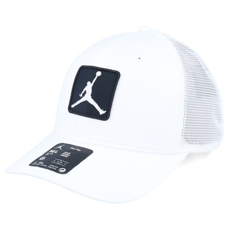 Jordan - White trucker Lippis - "Rise Jumpman Patch White/Black Trucker " @ Hatstore