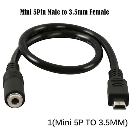 Mikro-USB til 3,5 mm stik til hovedtelefon-øretelefonkabeladapter