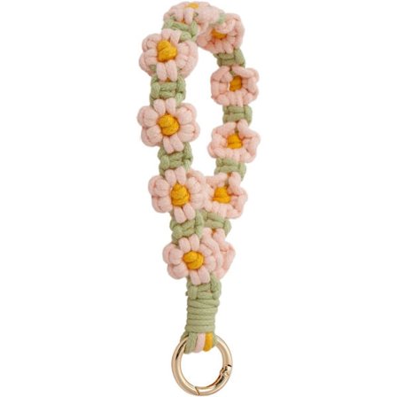 Boho nøglering Håndlavet nøglering Wristlet nøglering håndledsrem til nøgler til kvinder