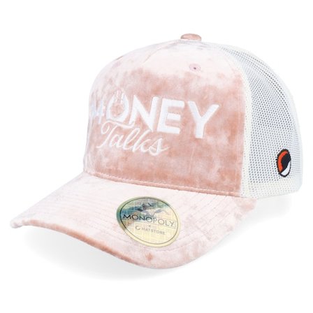 Monopoly - Pinkki trucker Lippis - Money Talks Velvet Peach/White Trucker @ Hatstore