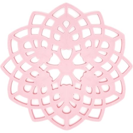 Silikondyna, Grytunderlägg, Silikonbordstablett, Värmebeständiga Mattor, Rosa Bordstablett Ihålig Värmeisoleringsdyna Kopp Skål