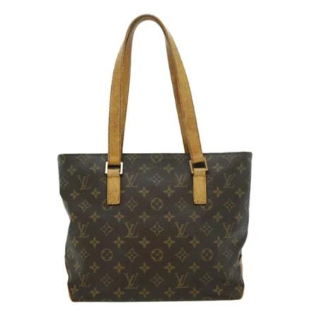 Louis Vuitton Vintage, Pre-owned Cabas Piano Monogram Tote Bag Bruin, Dames, Maat:ONE Size,Canvas