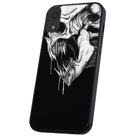 iPhone XR - Cover/Mobilcover Dødningehoved Monster Multicolor