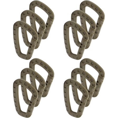 Taktiska karbinhakar i plast D-formade karbinhakar med lås