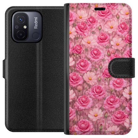 Yhteensopiva Lompakkokotelo Xiaomi Redmi 12C Petal Reverie Blush Rose
