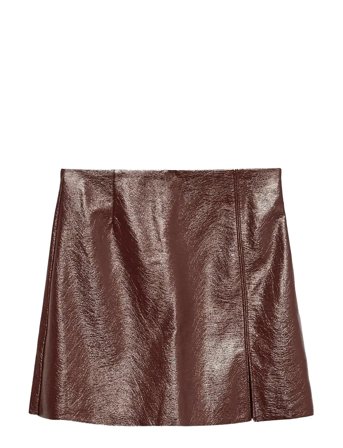 Vero Moda | Vmnelly Hr Colored Vinyl Skirt Noos | L