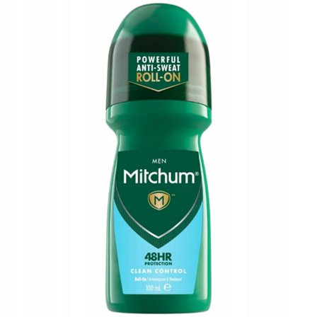 Miesten Antiperspirantti Mitchum Triple Defence Clean Control Roll-On 100 Ml