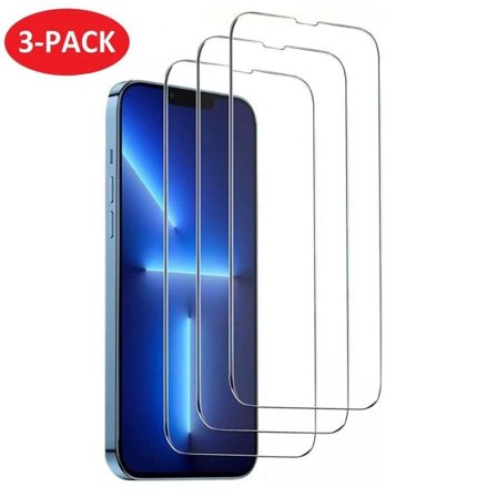 iPhone 14 Pro MAX Skärmskydd i Härdat glas - 3-PACK