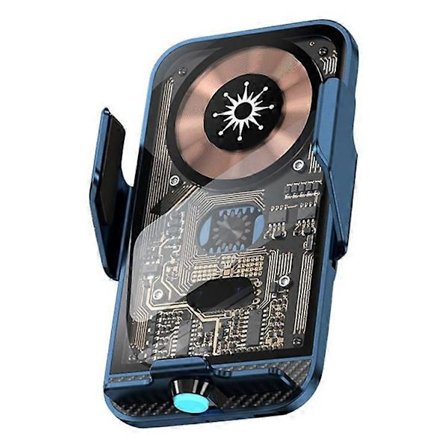 C11 15W Trådlös Laddare Telefonhållare 360-Graders Roterande Luftventil Bil Laddare Telefonhållare