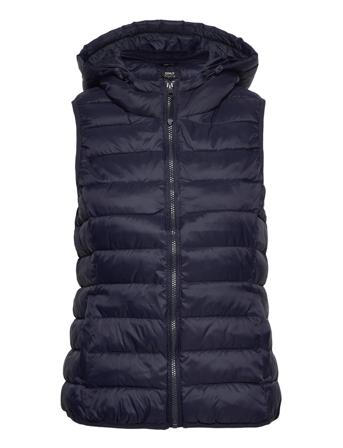 Onlnewtahoe Hood Waistcoat Otw Navy ONLY