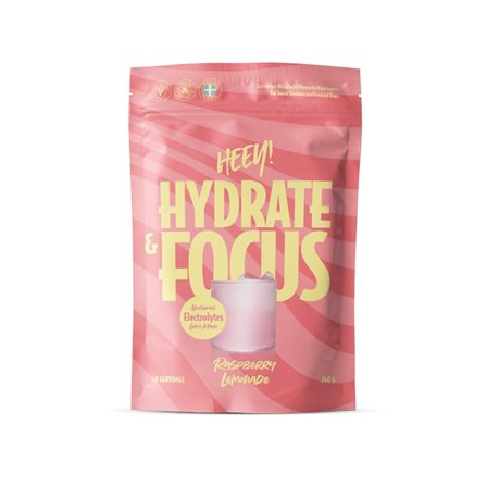 Heey! Hydrate & Focus Elektrolyter 240 g