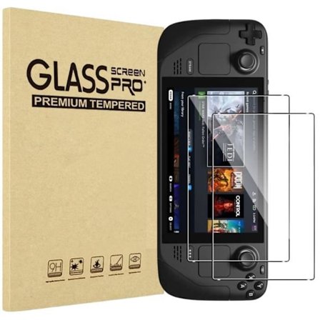 Hærdet Glas til Valve STEAM DECK [Pakke 2] Beskyttelsesfilm Skærmmodstand Phonillico