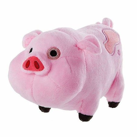 Gravity Falls Waddles The Pink Pig Gosedjur Plyschleksdocka Barn Födelsedag Barnpresent 18cm