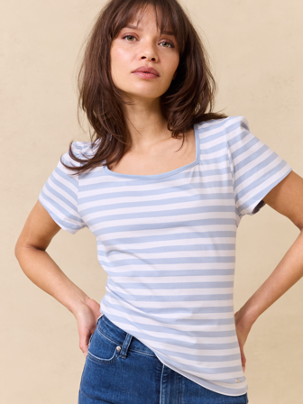 Jean Paul Femme - Zoe t-skjorte - Dame - Blå - Topper & T-skjorter - XXL