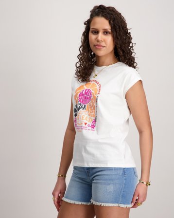 Garcia Girls T-shirt ss Weiß T-Shirts Mädchen - Kids Brand Store