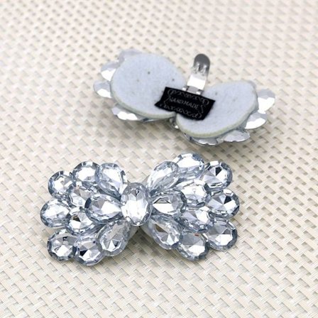 1 par Shoe Clip Shiny Dekorativa Clips VIT