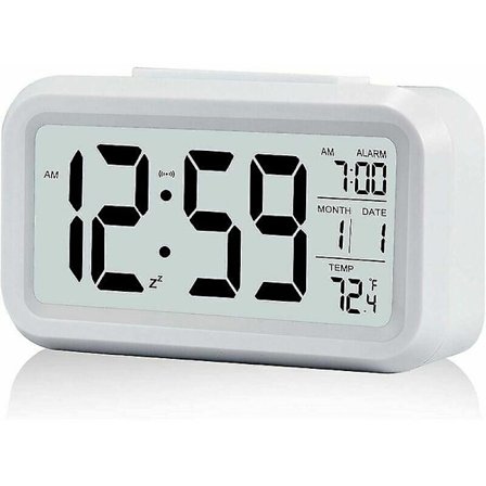 Digitalt vækkeur Morgenvækkeur, Lydløst batteridrevet digitalt vækkeur