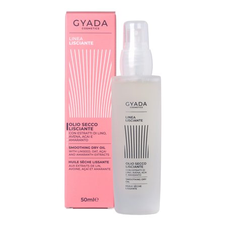 Gyada Cosmetics Linea Lisciante Olio Secco Lisciante 50ml - Olio Capelli Styling & Finish