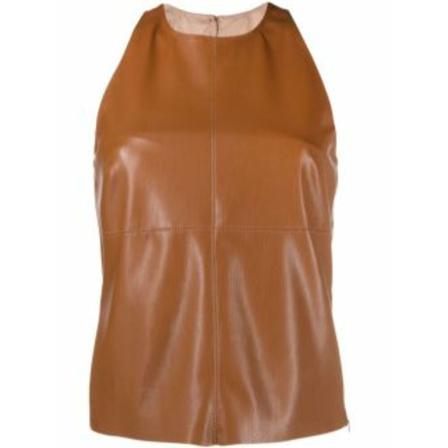 Nanushka Sleeveless Tops Brun, Dame