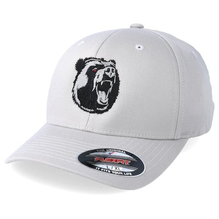Hunter - Grijs flexfit Cap - The Roar Grey Flexfit @ Hatstore